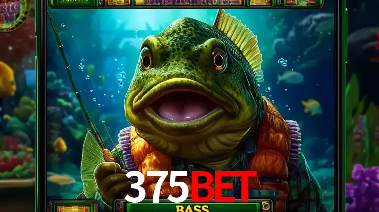 Personagem de peixe pescador do popular jogo de slot com tema de pescaria, uma das emocionantes opções de caça-níqueis para jogar e ganhar no cassino 375bet.